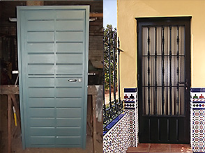 Puertas para patios y entradas